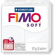 Fimo Soft 57 гр. цвет Белый фото