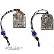 Икона- подвеска автомобильная двухсторонняя с напылением золота, серебра в Украине. Код товара: ОEK0ПВ фото