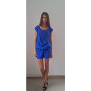Платье S6842 Синяя