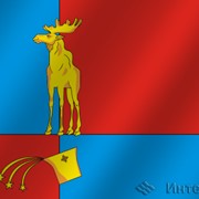Флаг города Мончегорск (Мурманская область) фотография