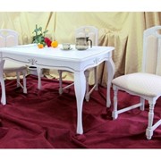 Стол обеденный Viitorul, белый, 1250 mm x 720 mm фото