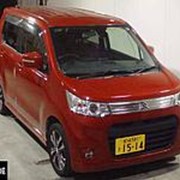 Хэтчбек 5 поколение SUZUKI WAGON R STINGRAY кузов MH34S гв 2014 4WD пробег 53 тыс км цвет красный фото