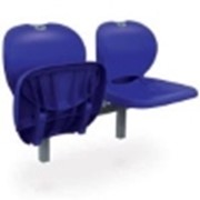 Кресло стадионное складное синие фото