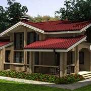 Типовой проект деревянного дома