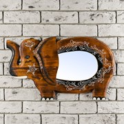 Панно зеркальное “Слон“ 1,5х33х60 см фото