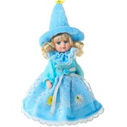 Кукла коллекционная Антонина в платье небесного цвета 17 см 136071 фото