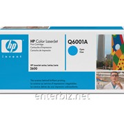 Картридж HP (Q6001A) для CLJ 1600/2600 Cyan, код 39622 фотография