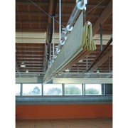 Вертикальная система разделения зала. фото