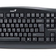 KB-110 Genius PS/2 31300700102 клавиатура, Цвет: Чёрный фото