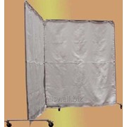 Переносной защитный тканевый экран для защиты оборудования и персонала от брызг металла, искр и теплового излучения фото
