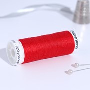 Нитки Sew-All, 200 м, цвет красный фото
