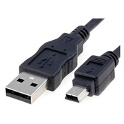 Шнур Netko USB-miniUSB 1,5м черный фотография
