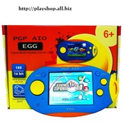 Приставка игровая PGP AIO Egg 3.5'' + 180 игр 16 bit (MGS3501-C) синий/оранжев фото