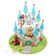 Детский торт великолепный замок №377 фото