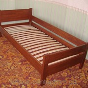Односпальная кровать Эконом - 2 (190\200*80\90) массив - сосна, ольха, дуб.