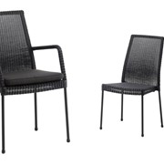Плетеное кресло для кафе, ресторана Ньюпорт, Cane-line