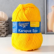 Пряжа Karapuz Eco (КарапузЭко) 90% акрил, 10% капрон 125м/50гр канарейка (216) фотография