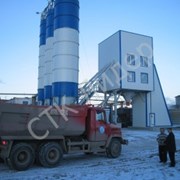 Зимний бетонный завод HZS 75 фото