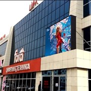 LED Видеоэкран на фасаде ТД "ЦУМ"