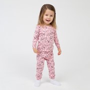 Пижама для девочки, цвет розовый, рост 62-68 см фотография