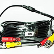 Кабель для системы видеонаблюдения BNC+DC 10 м фото