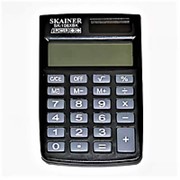 Калькулятор 481147 Skainer SK 108 XBK двойное питание, размер 58*88*10 мм, 8 разрядов ( цена за 1 шт.)