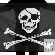 Пиратский флаг “Веселый Роджер“ 70х105 см. фото