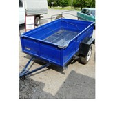 Прицеп с немецким ступицы и рессорами AL-KO 1, 2х2 фото