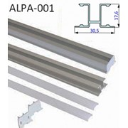 Рассеиватель для алюминиевого профиля Alpa-0001, L-2000mm цвет (опал) молочный WP01-О фотография