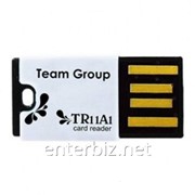 Кард-ридер Card Reader внешний Team (T11A1B01) microSD/microSDHC Black, код 42698