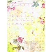 Дизайнерская бумага Календарь фотография