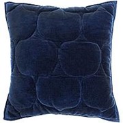 Чехол на подушку «Хвойное утро», квадратный, темно-синий фотография