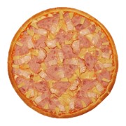 Пицца Гавайская с копченным мясом фото