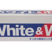 Зубная паста Lion "White&White" с кальцием и фтором отбеливающая 150гр