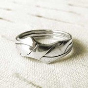 Серебряное кольцо головоломка от Wickerring фотография
