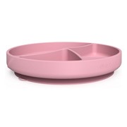 Тарелка EveryDay Baby Детская силиконовая тарелка на присоске, розовый фото