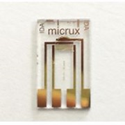 Тонкопленочный электрод на основе массива золотых гребенчатых микроэлектродов (5/5 мкм) / ED-IDA6-Au фото