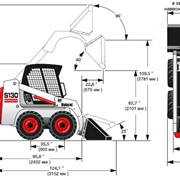 Минипогрузчик колесный Bobcat S130