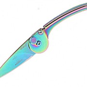 Нож Tekut сувенирный “Mini Pecker“, лезвие 45, общ. 110, материал-нерж.сталь, цв-спектр. (12 шт./уп.) DISC фотография