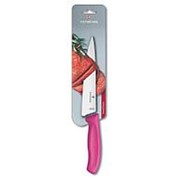 Нож разделочный VICTORINOX SwissClassic, 19 см, розовый, в картонном блистере (50018) фото