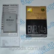 Аккумулятор Nikon EN-EL14a для D3100 | D3200 | D5100 | D5200 | D5300 | P7000 | P7100 | P7700 фотография