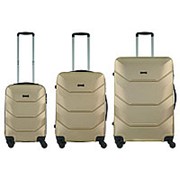 Комплект дорожных чемоданов на колесах Impreza Freedom Armor (Шампань) фото