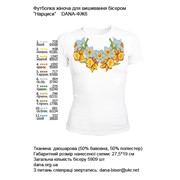 Женская футболка для вышивки бисером (нитками) Нарциси фотография