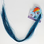 Прядь для волос блестящая голубая 'Радуга Деш', My Little Pony фото