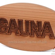 Табличка Sawo 950-D SAUNA (кедр) фото