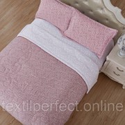 Комплект постельного белья с одеялом KAZANOV.A - Велия (пудра), евро фото