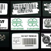 Гарантийные наклейки самоклеящиеся фото