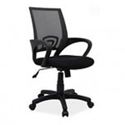 Офисное кресло AV 214 PL MK ткань/сетка черная фото