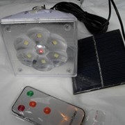 Светодиодная лампа KINGBLAZE GD-5017+ ДУ+ солн. батарея фото