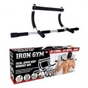 Турник тренажер “Iron Gym“ для выполнения 12-ти упражнений дома или в офисе для мужчин и женщин до 100 кг фото